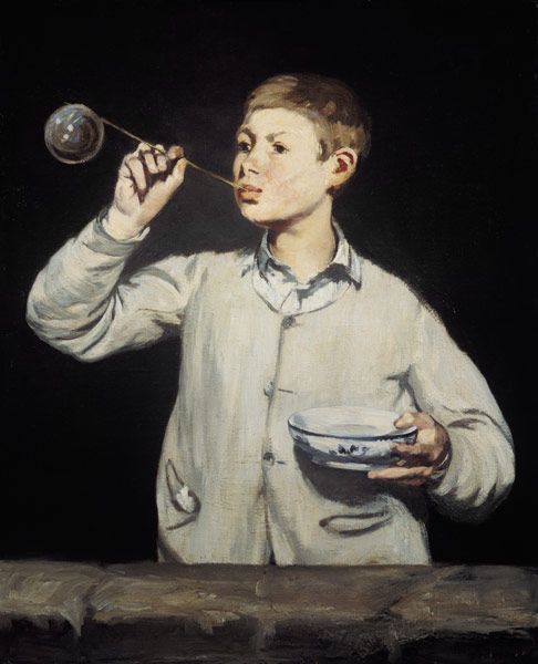 Edouard Manet - Der Junge mit den Seifenblasen
